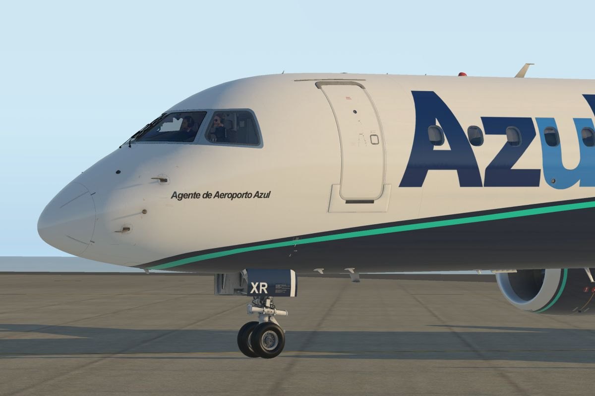 X-Crafts E-Jets Family E195 Azul PR-AXR - E-Jets Family by X