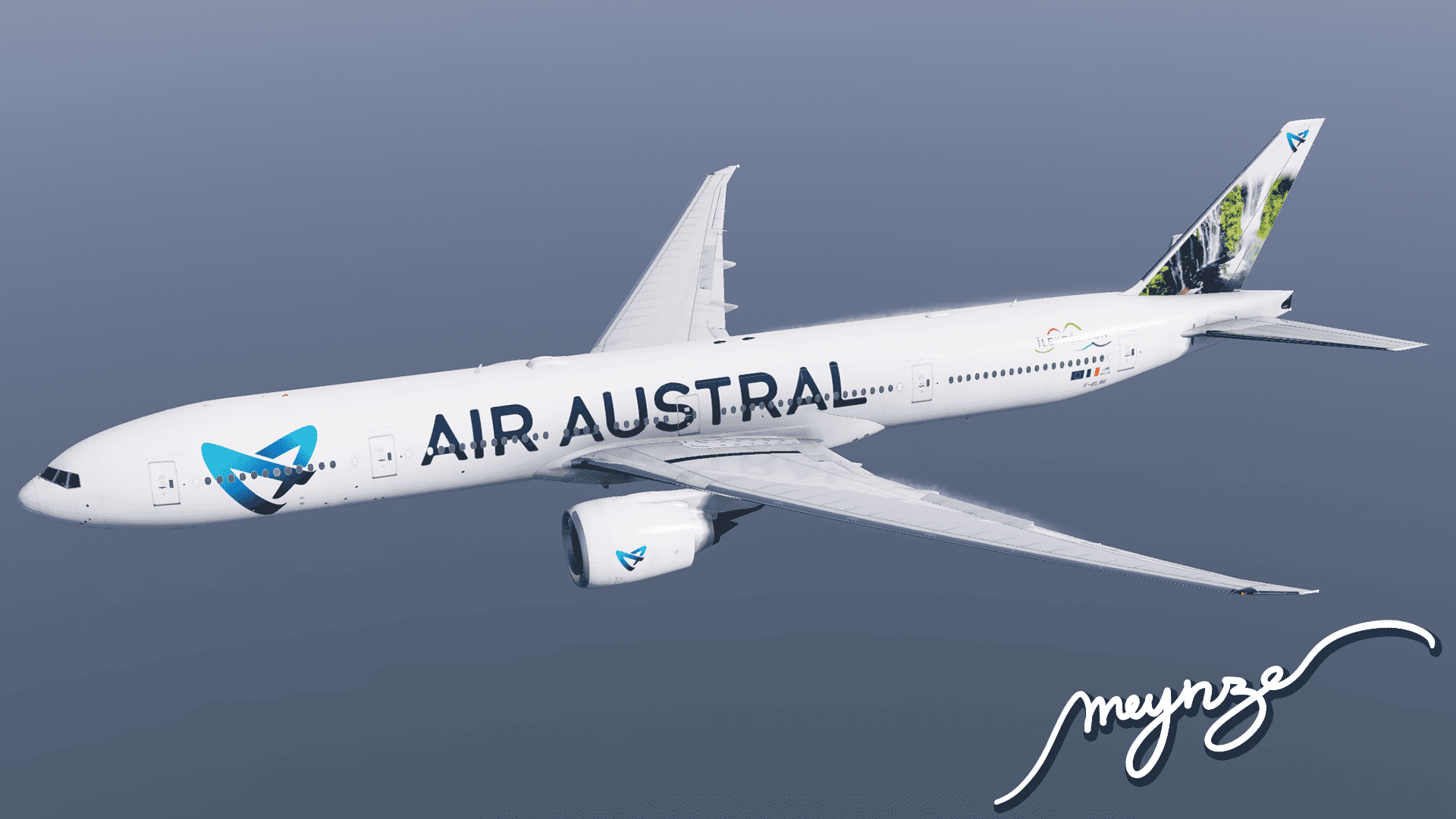 Air Austral Livery Pack for FlightFactor 777-300ER [Hi-Res] - FF