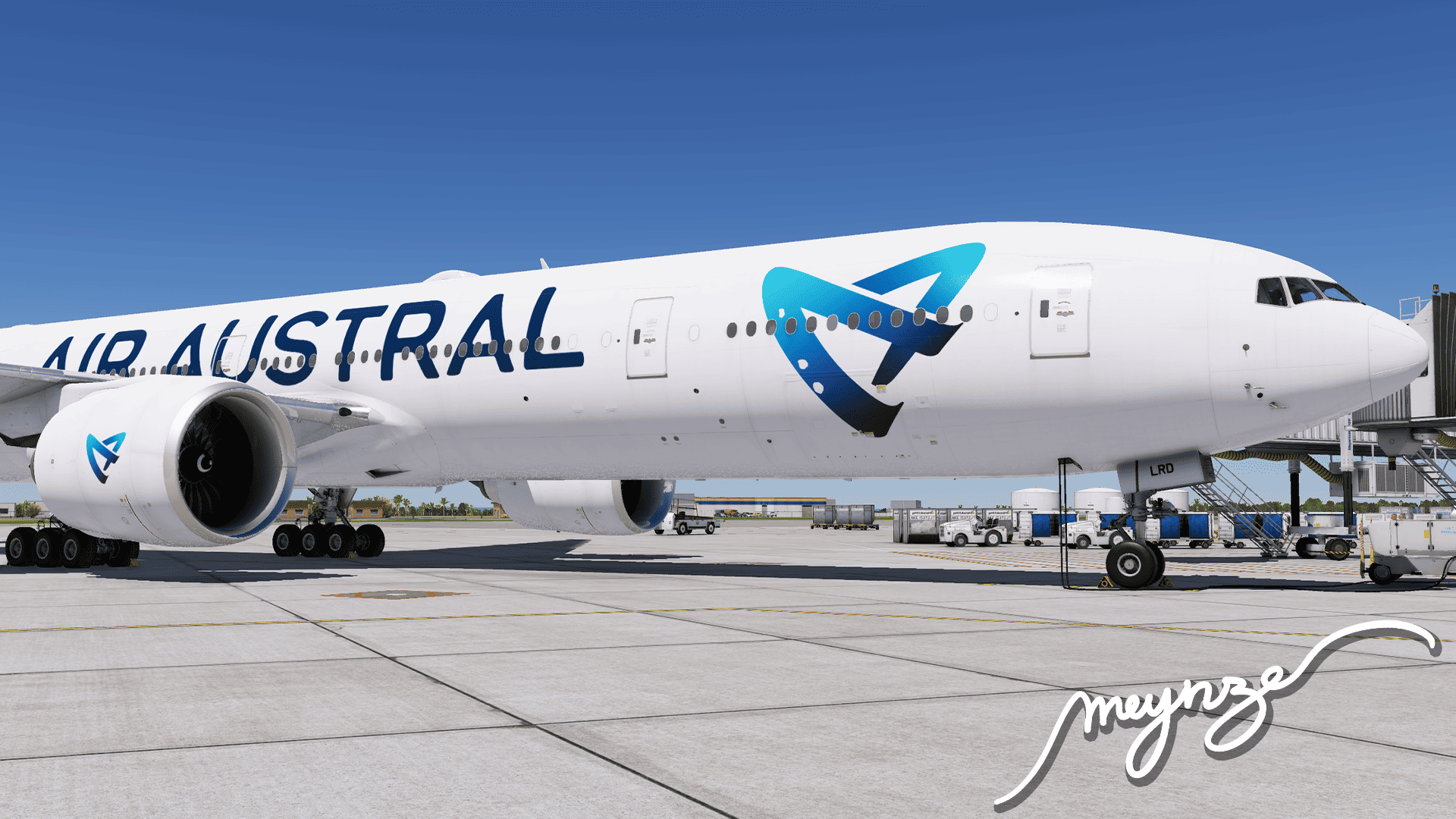 Air Austral Livery Pack for FlightFactor 777-300ER [Hi-Res] - FF