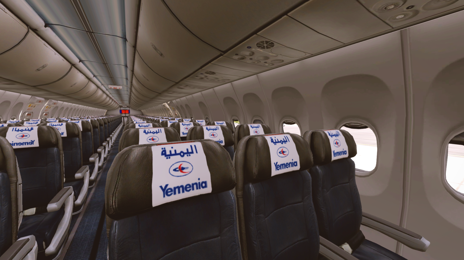 Yemenia Airways (70-ADL) - Zibo mod Boeing 737-800 [XP12] - Zibo