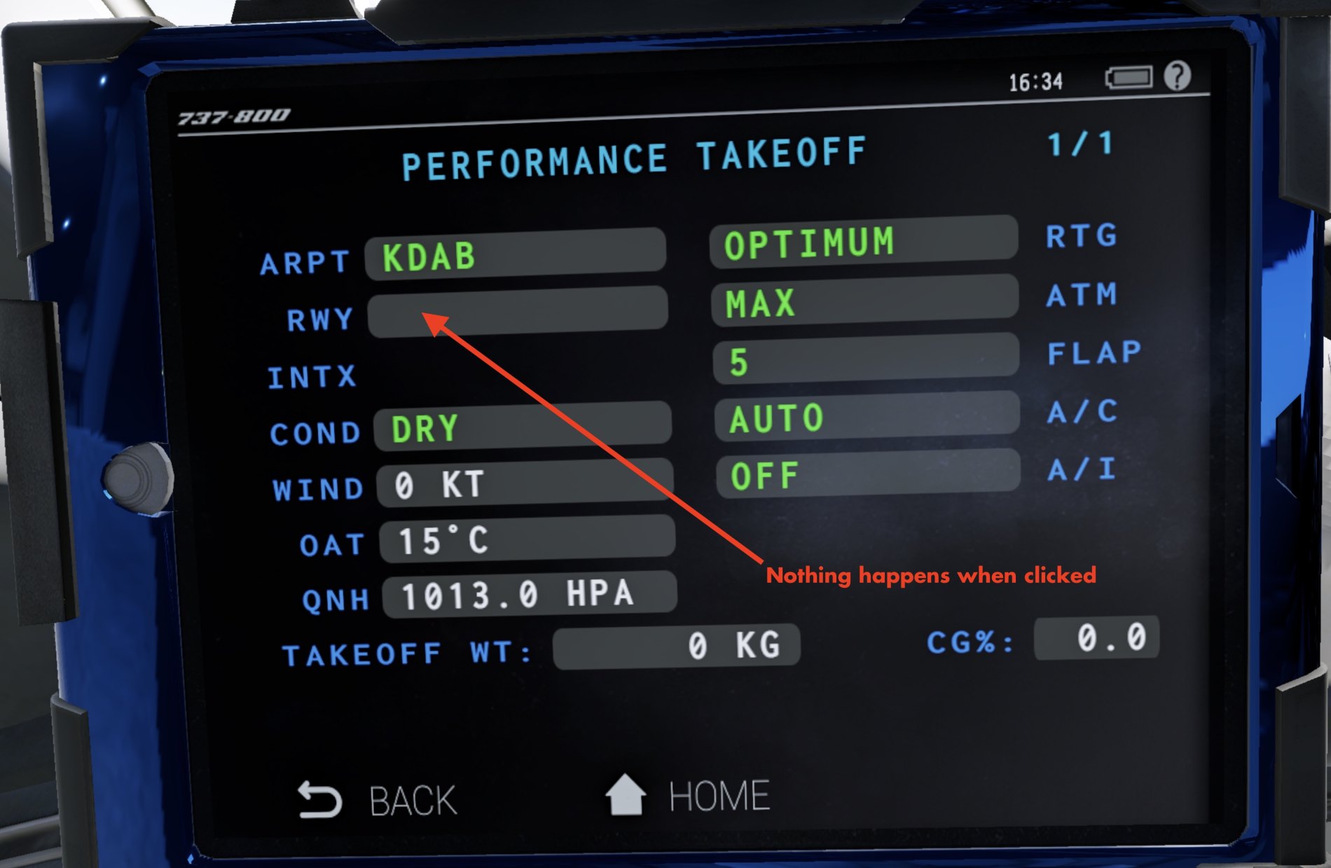 Performance Takeoff Fault in Zibo v4.05.32 - ZIBO B738-800
