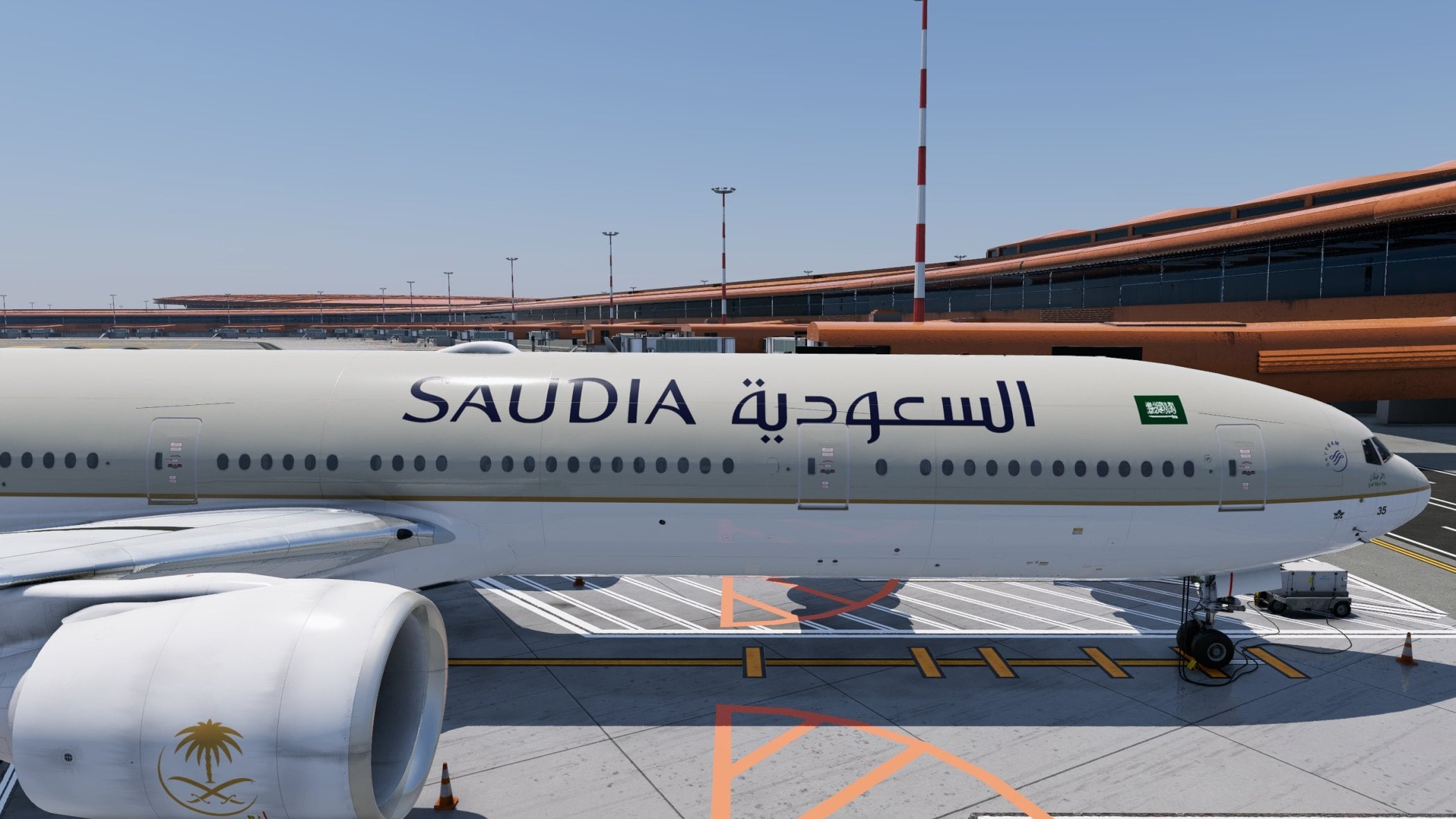 Saudia (HZ-AK35) - Flight Factor 777-300ER v2 - FF 777 Ultimate