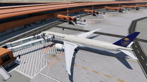 Saudia (HZ-AK35) - Flight Factor 777-300ER v2 - FF 777 Ultimate