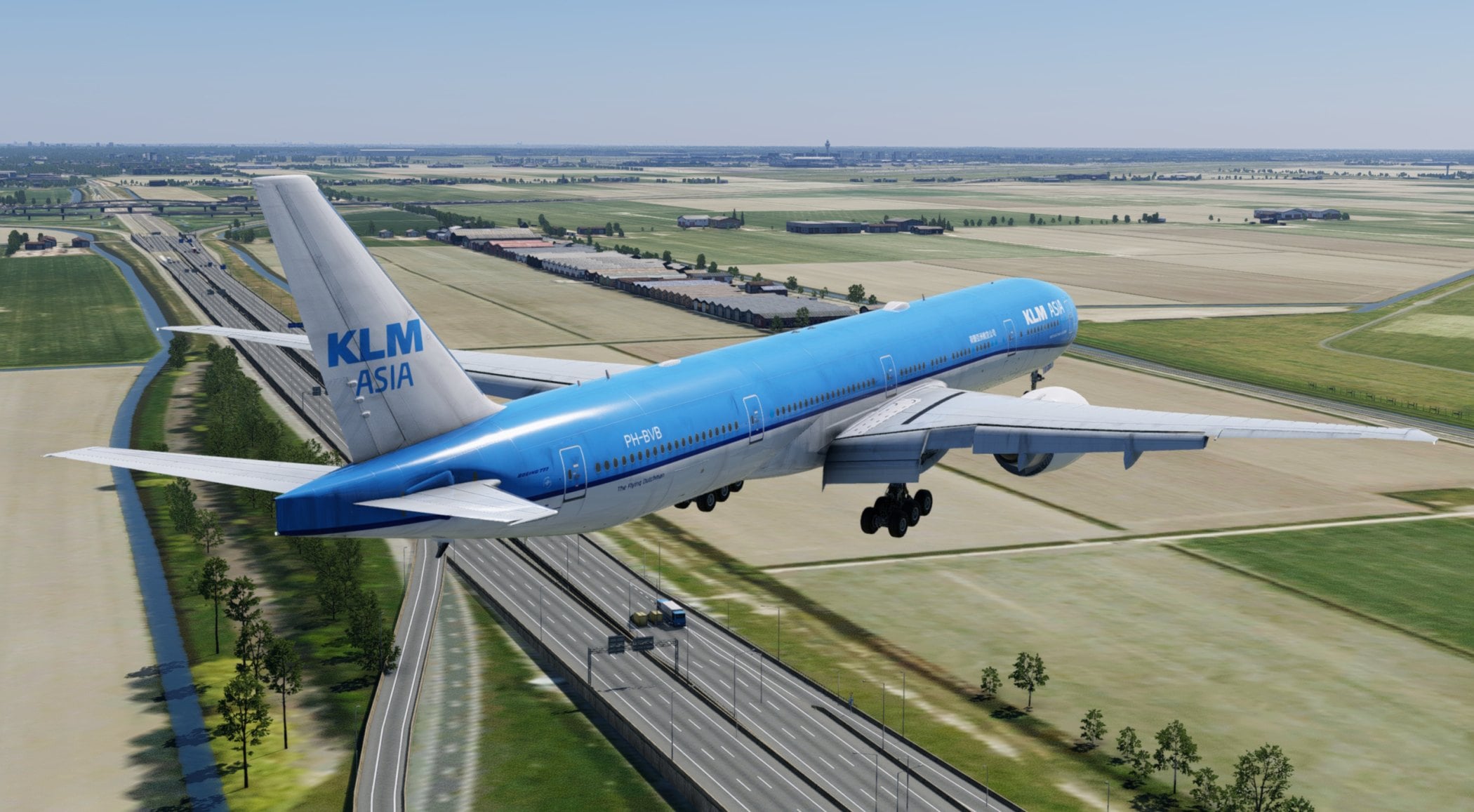KLM Asia PH-BVB B777-300ER (777v2) - FF 777 Ultimate - X-Plane.Org