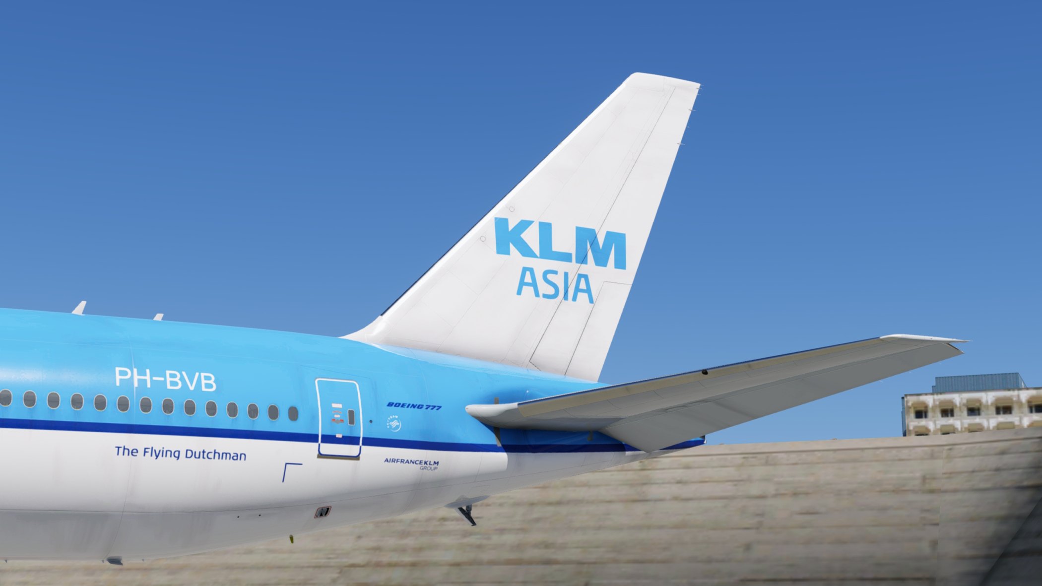 KLM Asia PH-BVB B777-300ER (777v2) - FF 777 Ultimate - X-Plane.Org