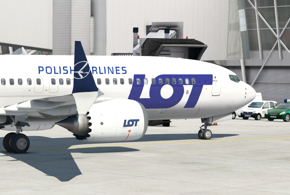 LOT 737max8 fleet (without special liveries) - Zibo 737 - X-Plane