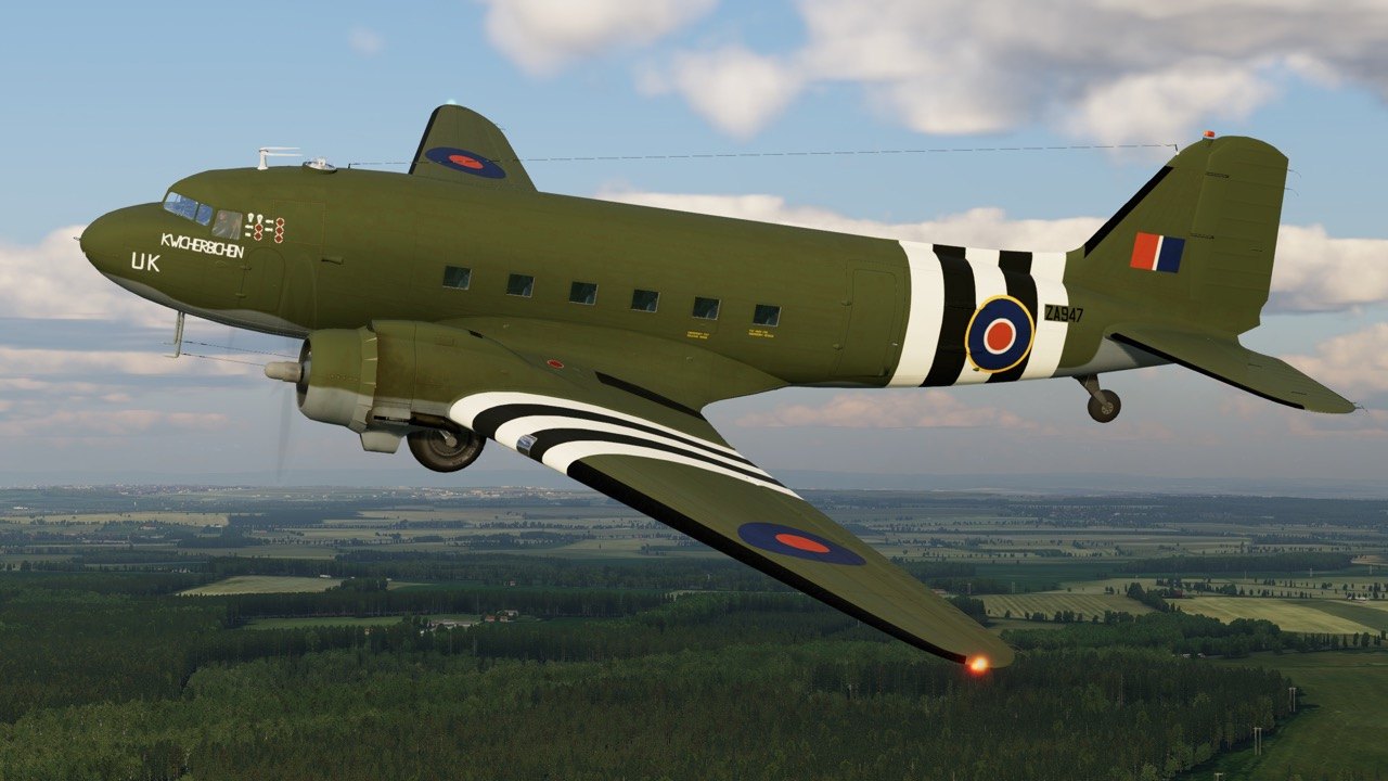 RAF Battle of Britain Memorial Flight 'Kwicherbichen' ZA947 for