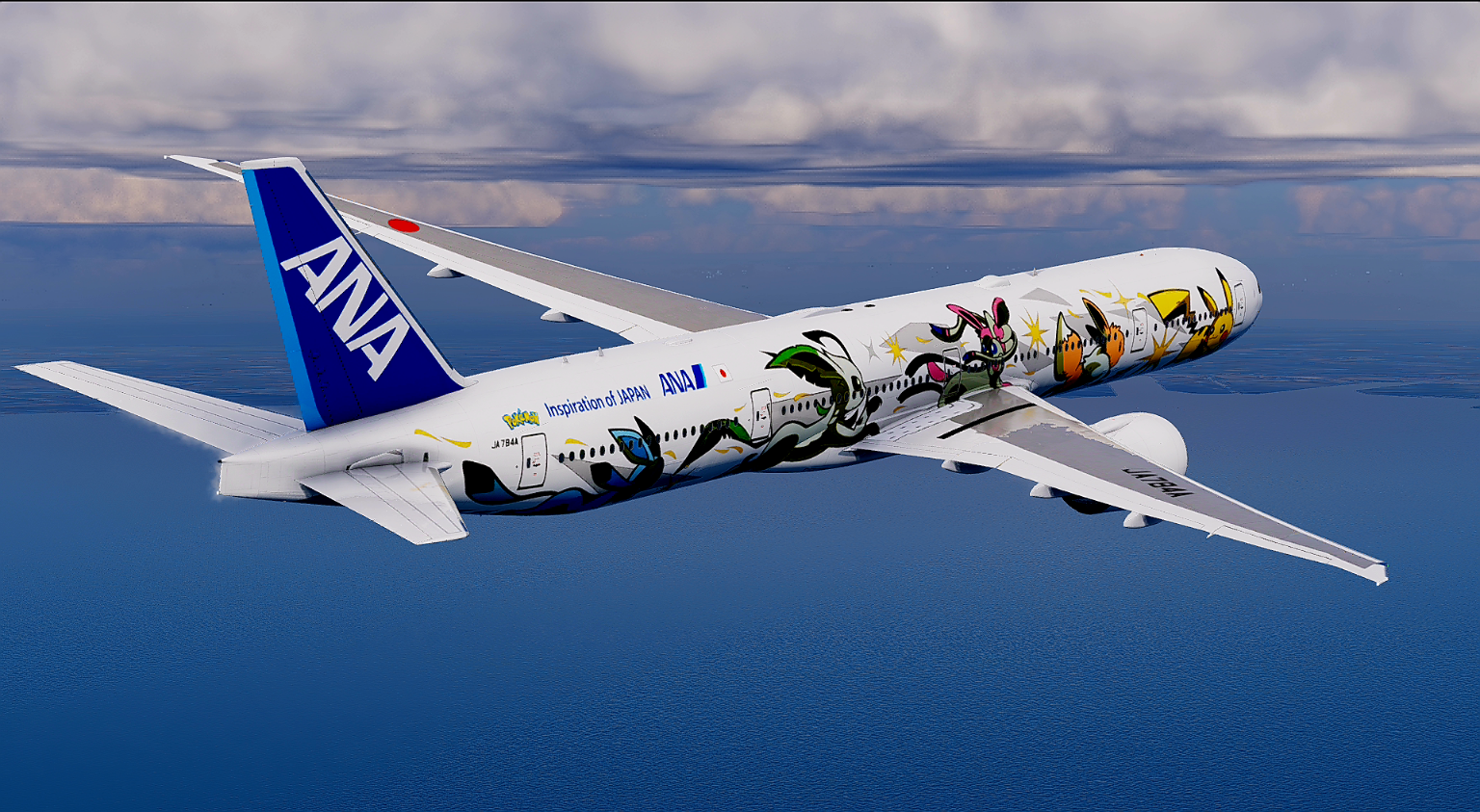 All Nippon Airways Eevee Jet NH (JA784A) For Flight Factor B777