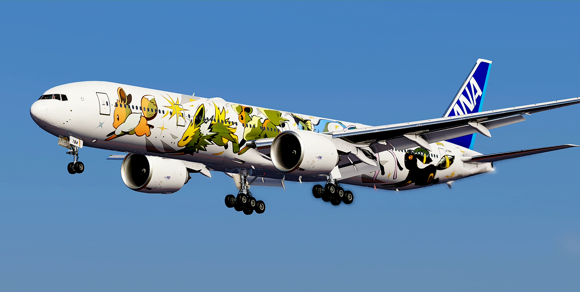 All Nippon Airways Eevee Jet NH (JA784A) For Flight Factor B777