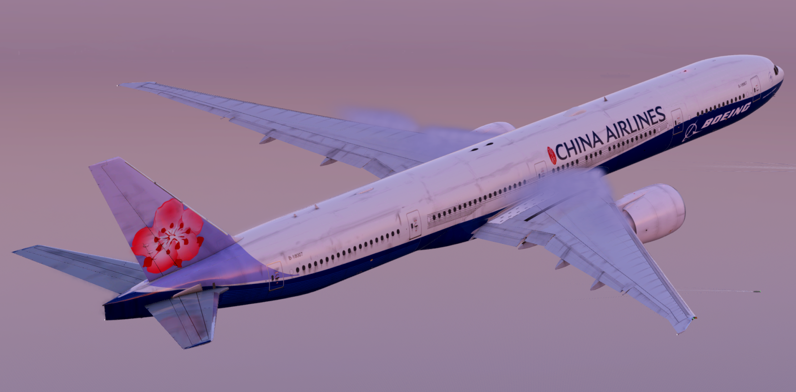China Airlines - FlightFactor 777-300ER (B-18007) - FlightFactor