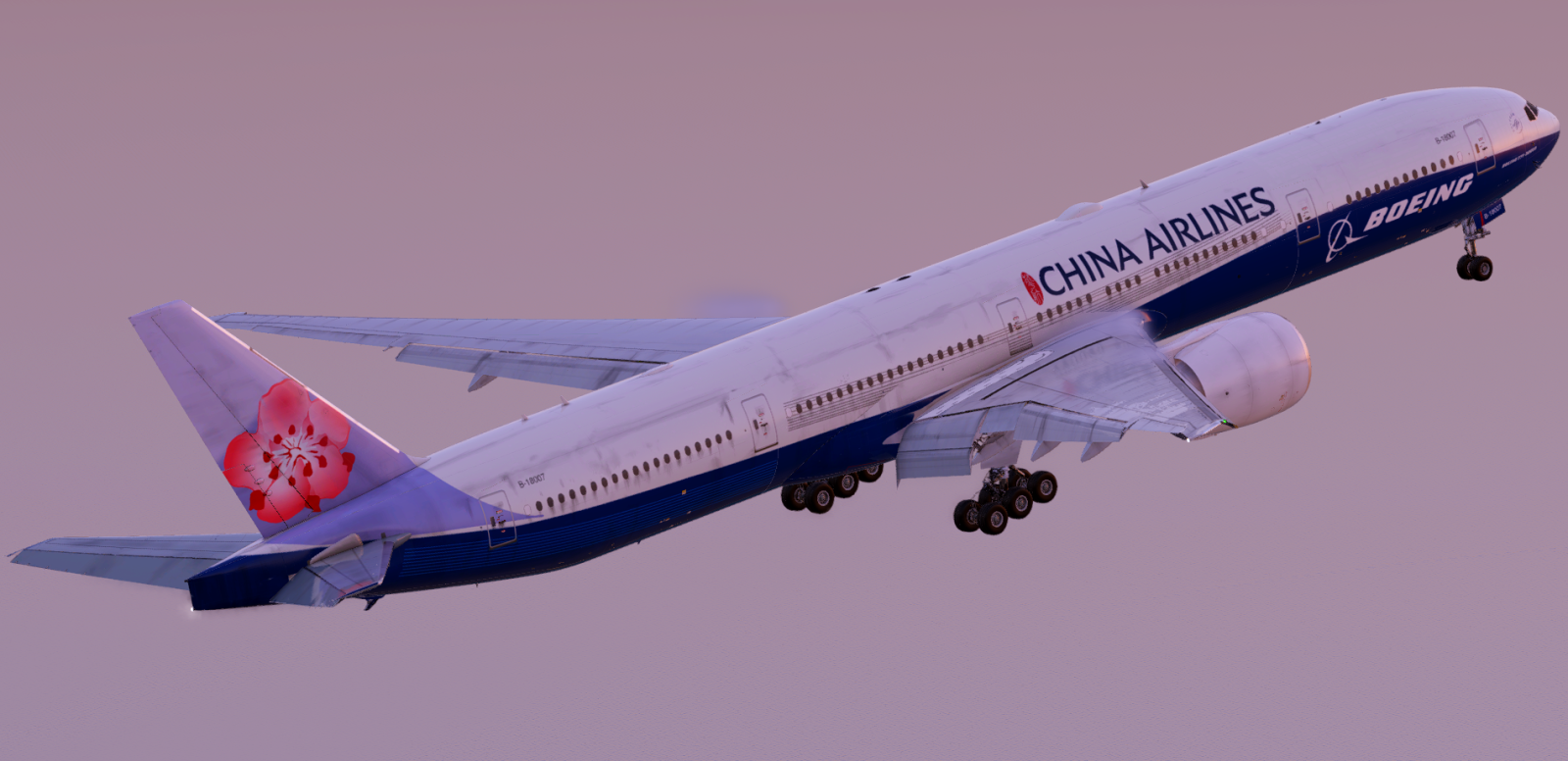 China Airlines - FlightFactor 777-300ER (B-18007) - FlightFactor