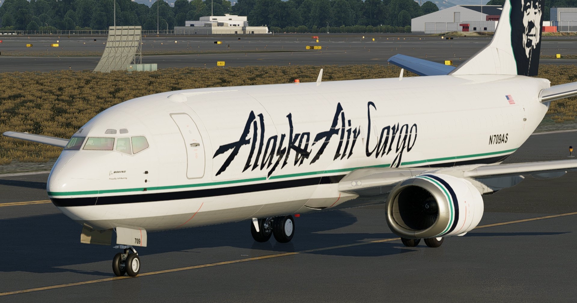 Alaska Airlines Boeing 737-400 pack for FlightCourse 737-400