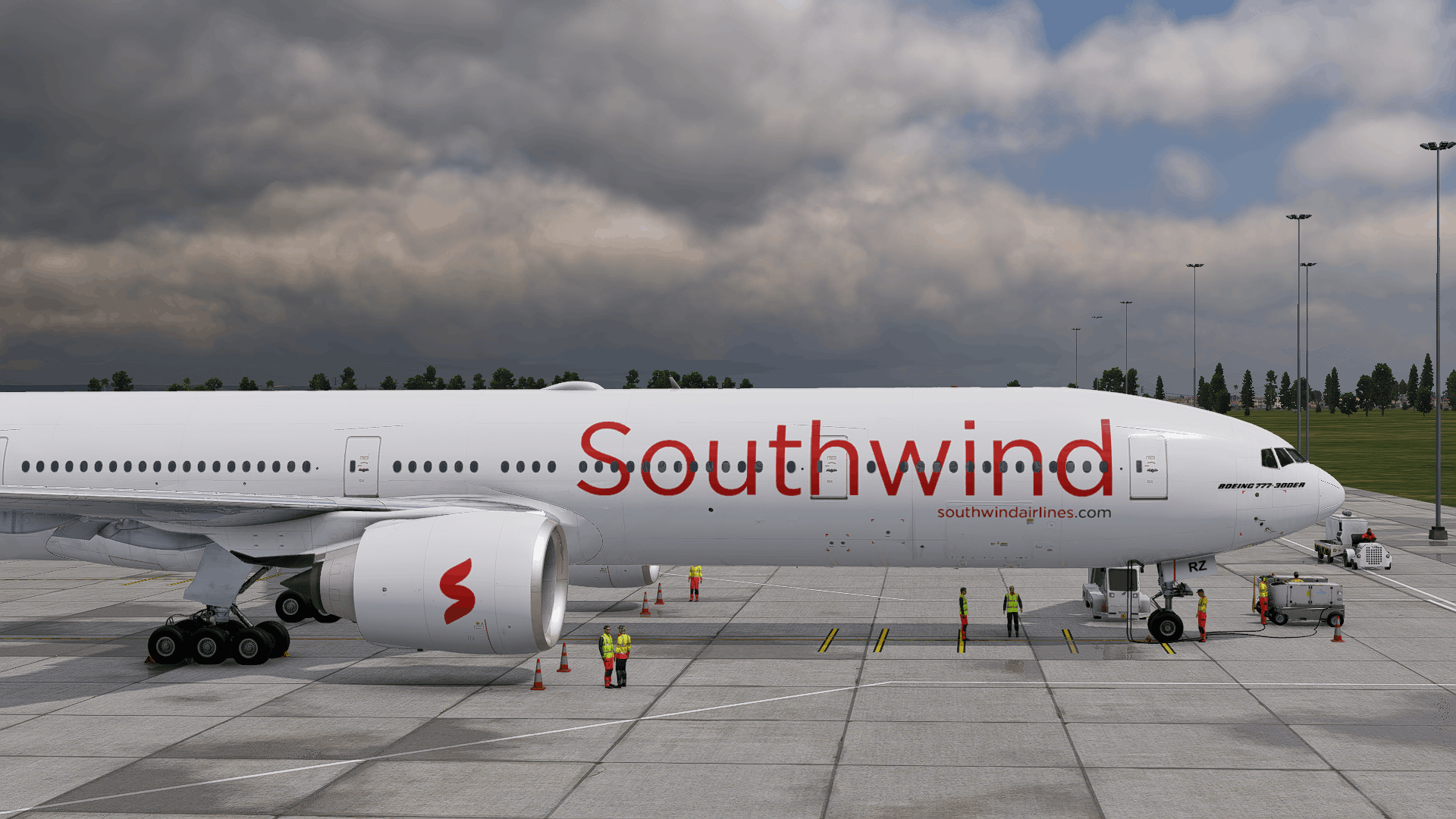 FlightFactor Boeing 777-300ER | Southwind Airlines Livery [TC-GRZ