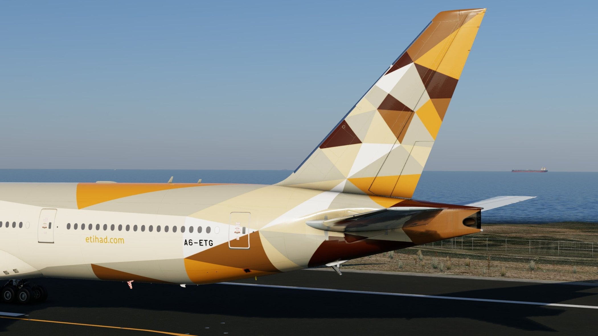 Etihad Airways Livery A6-ETG | FF777v2 - FF 777 Ultimate - X-Plane