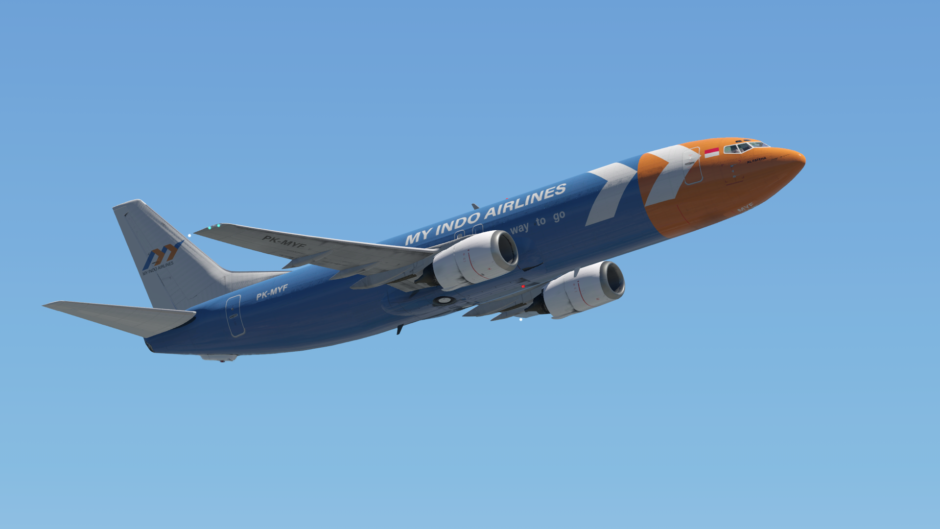 FC 737-400 | PK-MYF | My Indo Airlines Livery - Other Aircraft