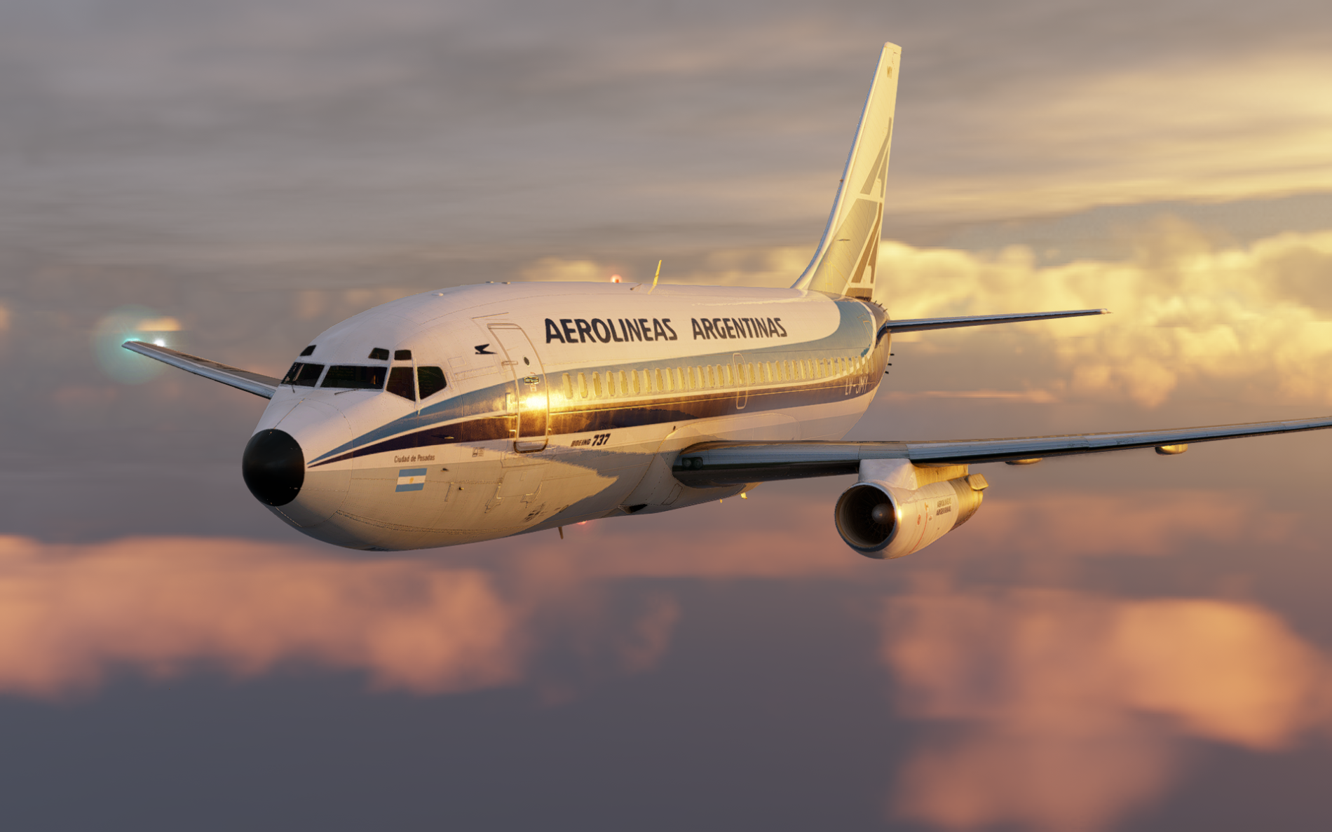 FJS 737 in XP12  a temporary patch to calm anxiety - XP12