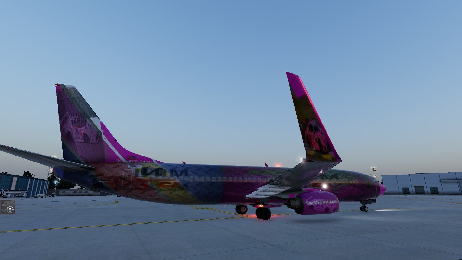Default Southwest 737-800 Mini GT - Default X-Plane Aircraft - X