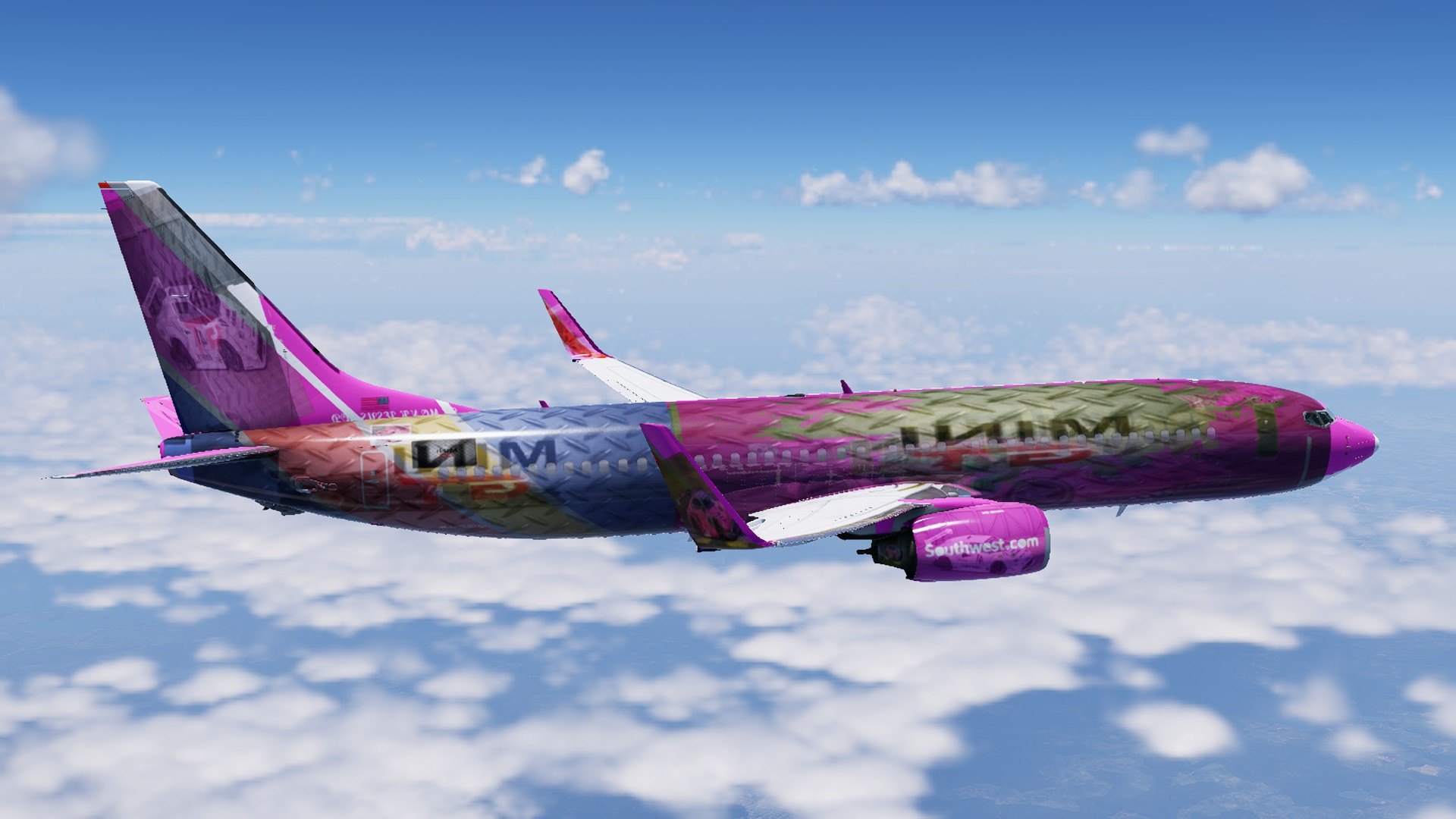 Default Southwest 737-800 Mini GT - Default X-Plane Aircraft - X