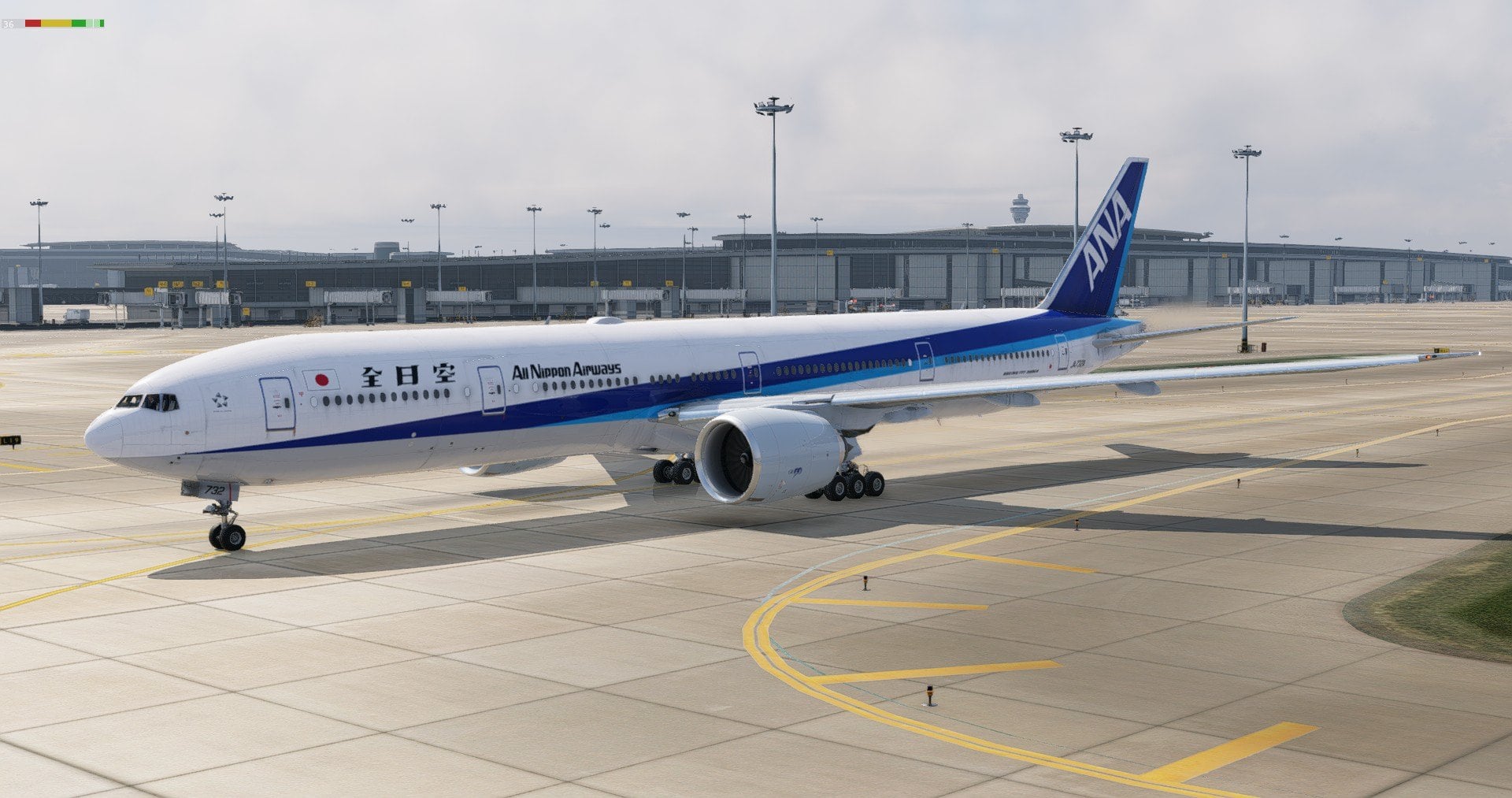FlightFactor 777-300ER - All Nippon Airways (2005) - JA732A