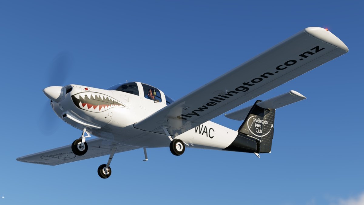 Livery ZK-WAC for Piper PA-38 Tomahawk v2.3, XP12 by Awall86