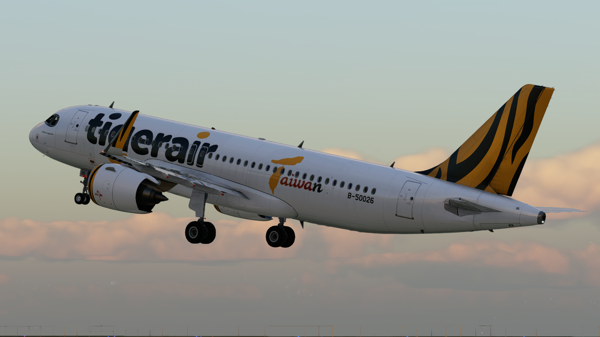 Tigerair Taiwan A320neo fleet pack Toliss A320 - Toliss A320 - X