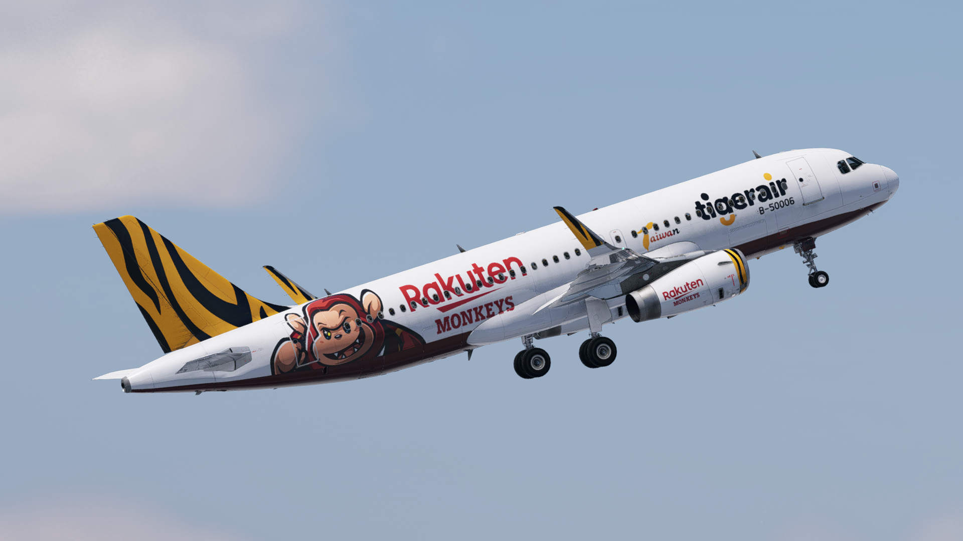 Tigerair Taiwan fleet pack Toliss A320 (Carda IAE/Toliss IAE
