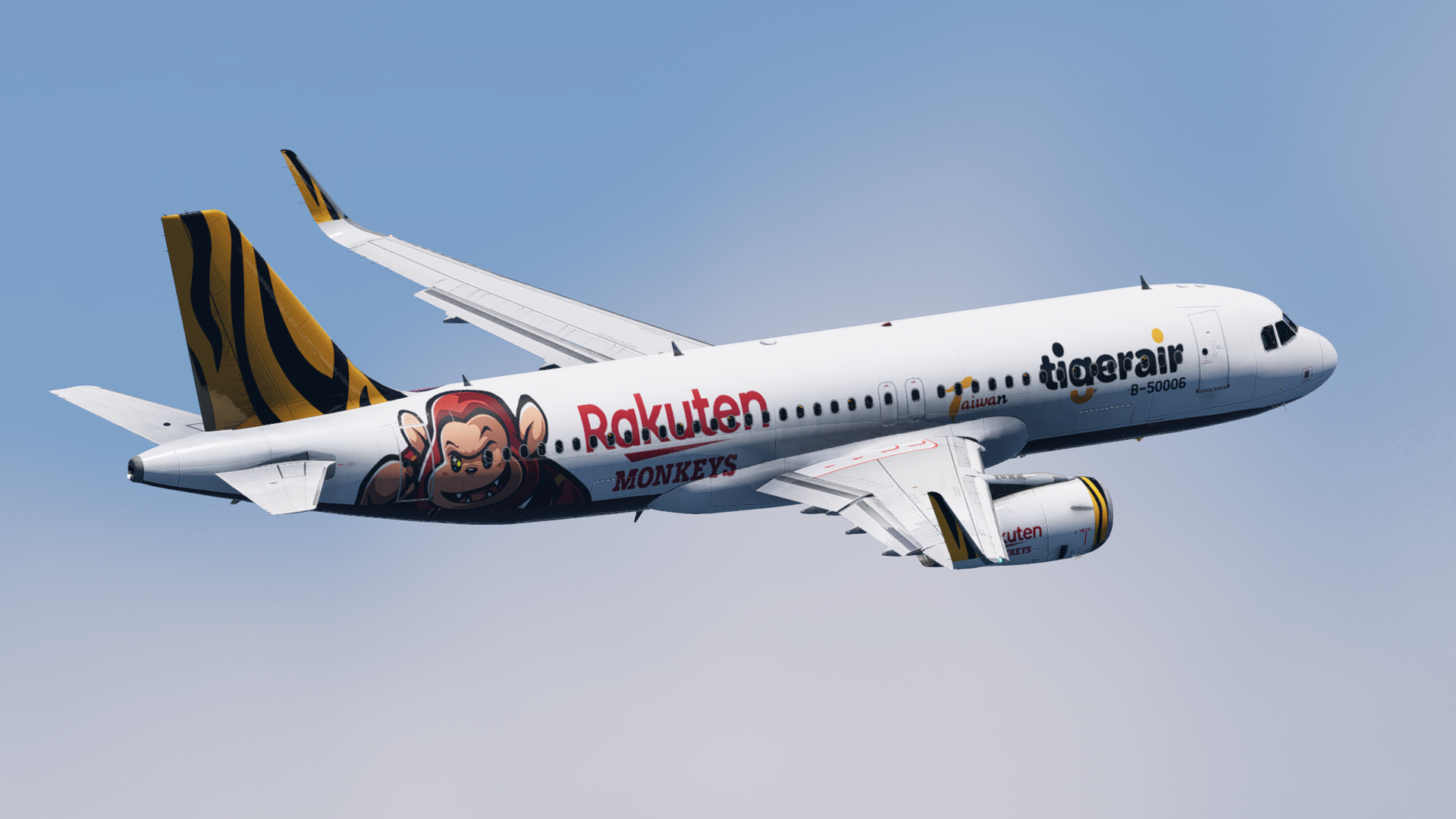 Tigerair Taiwan fleet pack Toliss A320 (Carda IAE/Toliss IAE