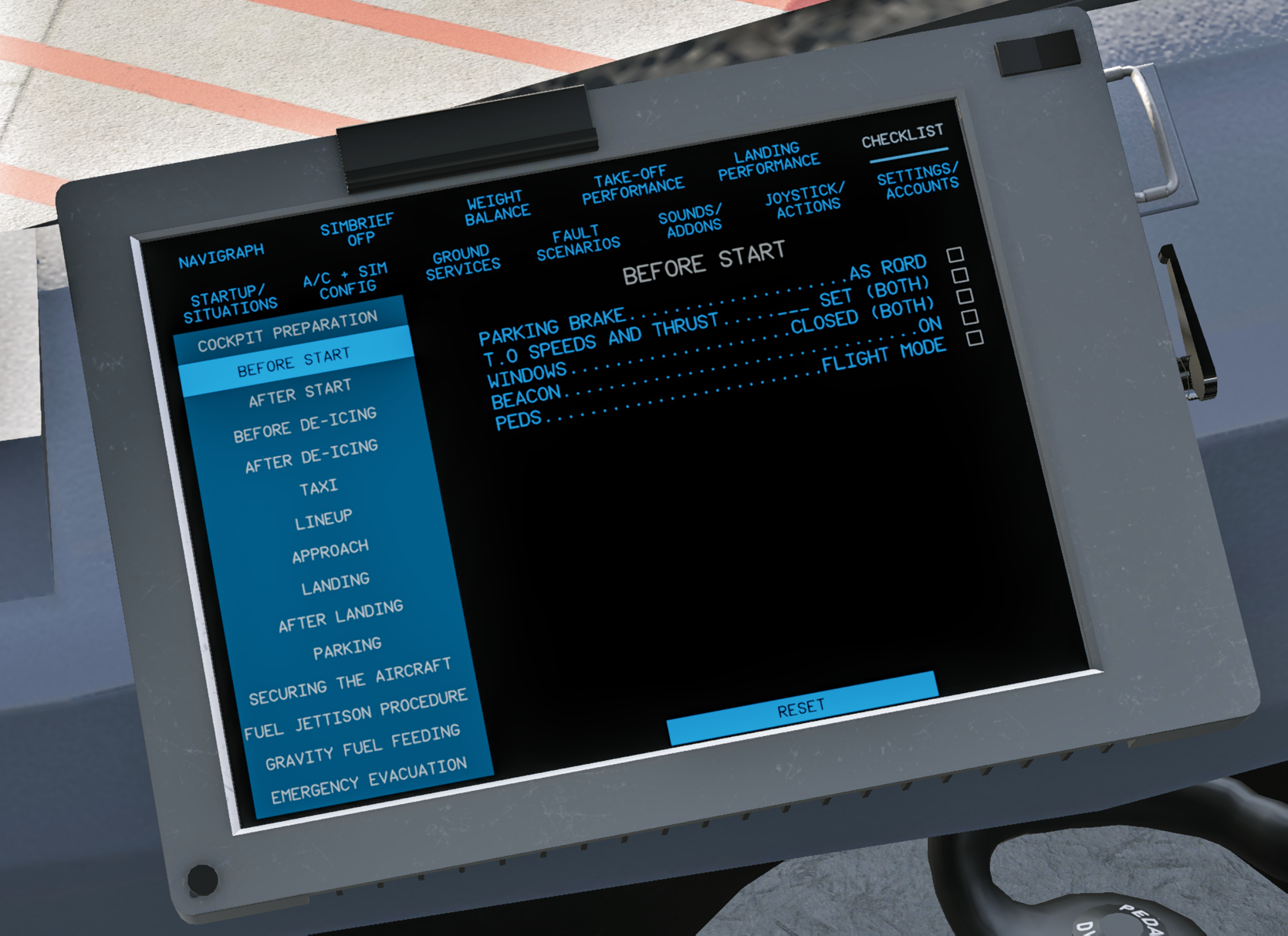 ToLiss A340-600 EFB Checklist (Post-2022 SOP) - Utilities - X