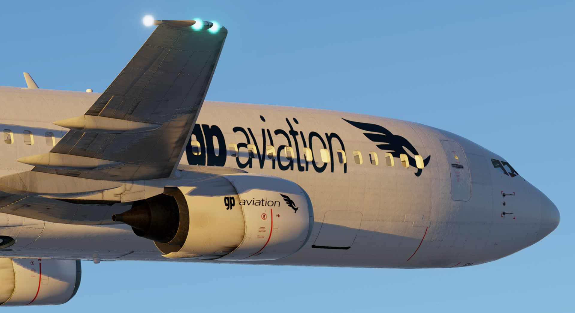 GP Aviation LZ-CRI livery for Boeing 737-400 (By Flight Course