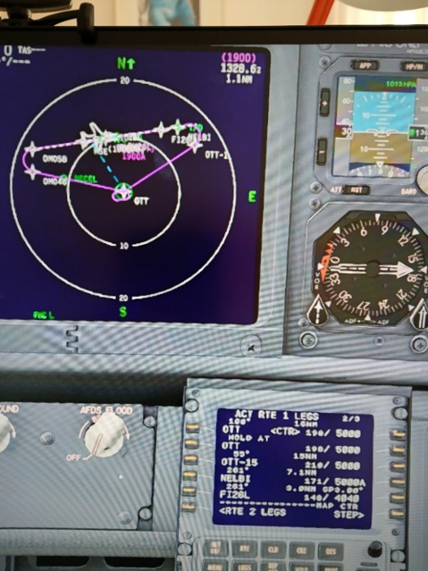ふみページ Problem with Hold X-Plane 12 Zibomod B737X. - XP12 FMS and Nav