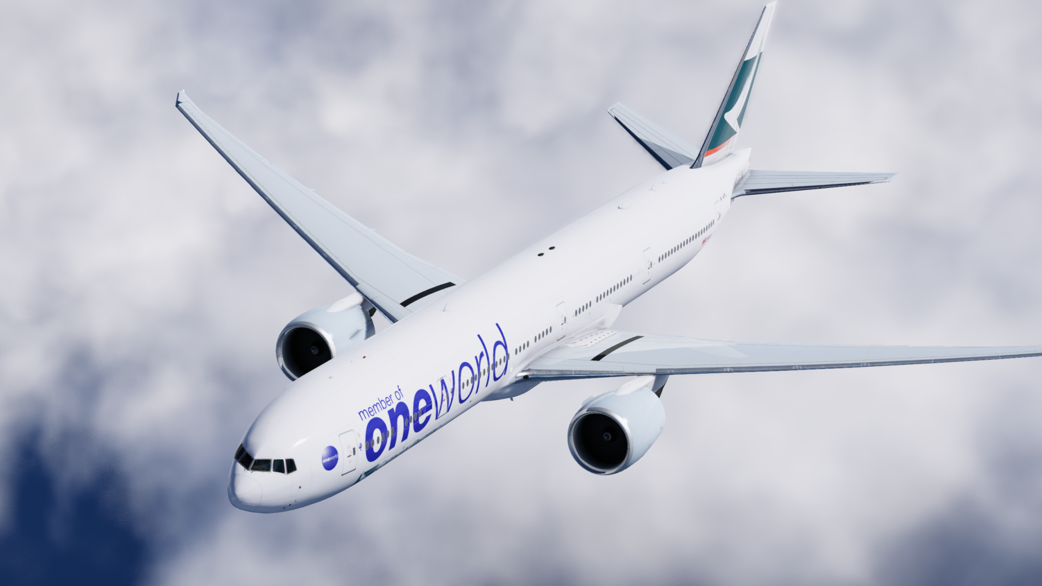 Cathay Pacific OneWorld B-KPL B777-300ER - 8K - FF 777 Ultimate