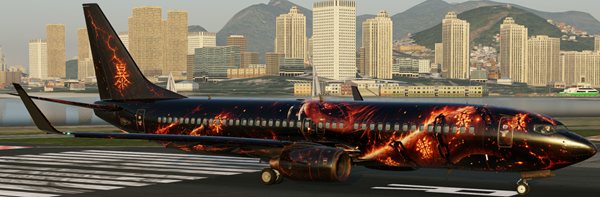 Anime Clark – Infernal Edition | Zibo 737-800 (X-Plane 12) - Zibo