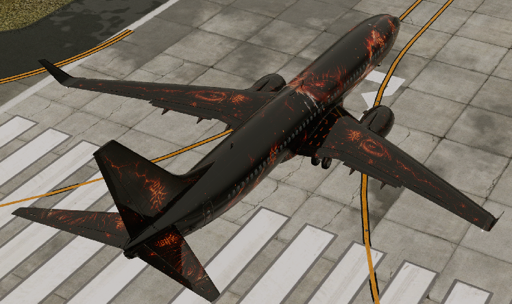 Anime Clark – Infernal Edition | Zibo 737-800 (X-Plane 12) - Zibo