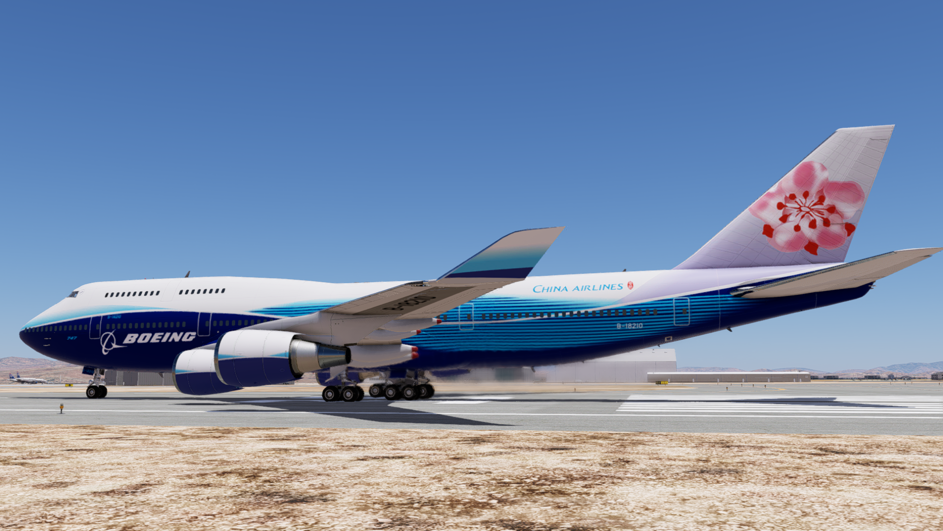 China Airlines B747-400 B-18210 