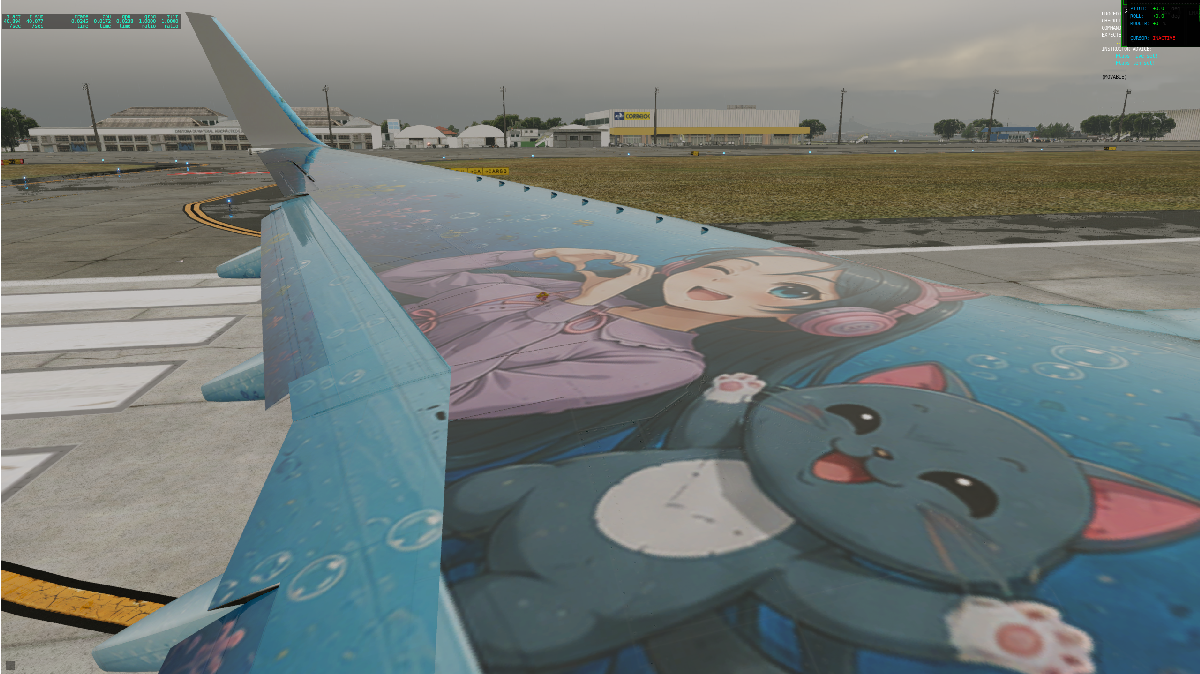 【J33391】OCEANLANE / Fan Fiction Ariel – Ocean Dream Edition | Zibo 737-800 - Zibo 737 - X-Plane