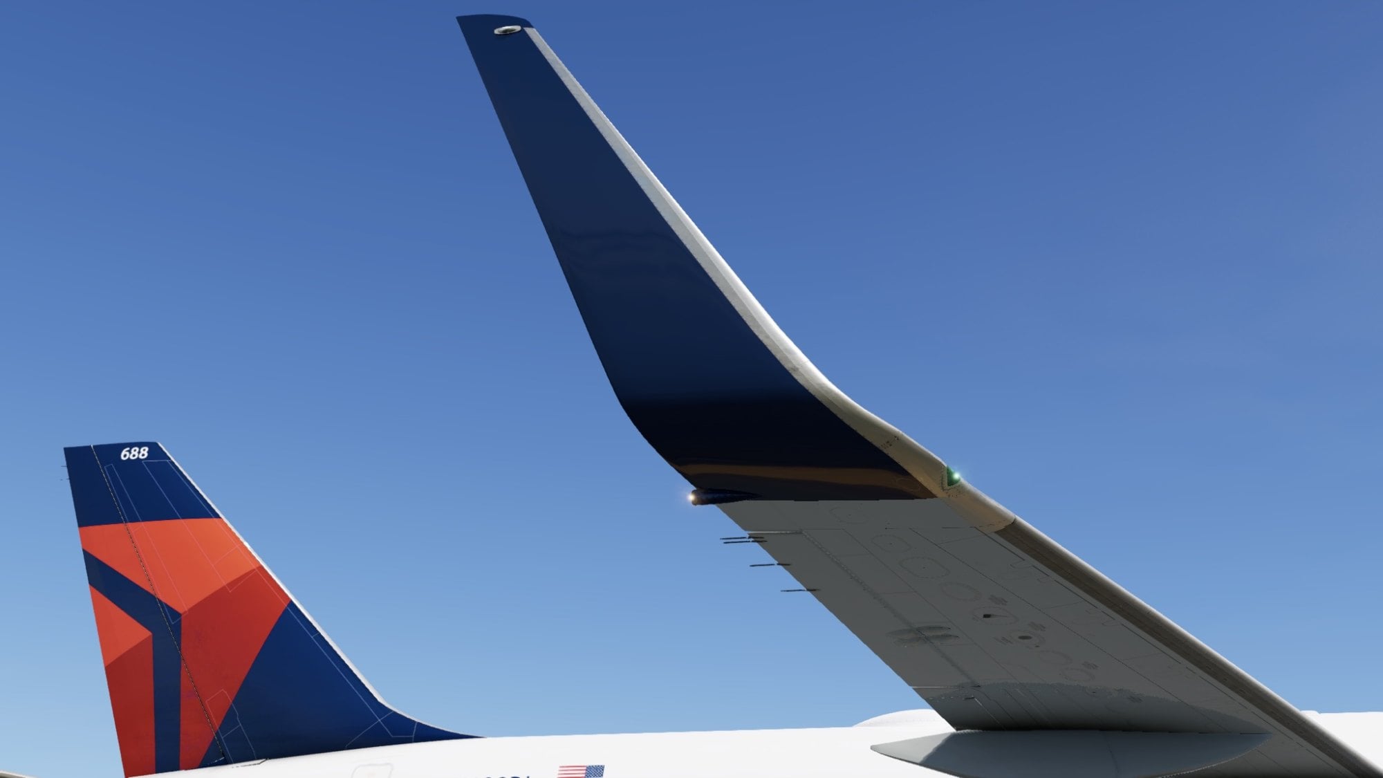 FF757 Winglet + Exterior Lights Mod - Aircraft Components / 3D