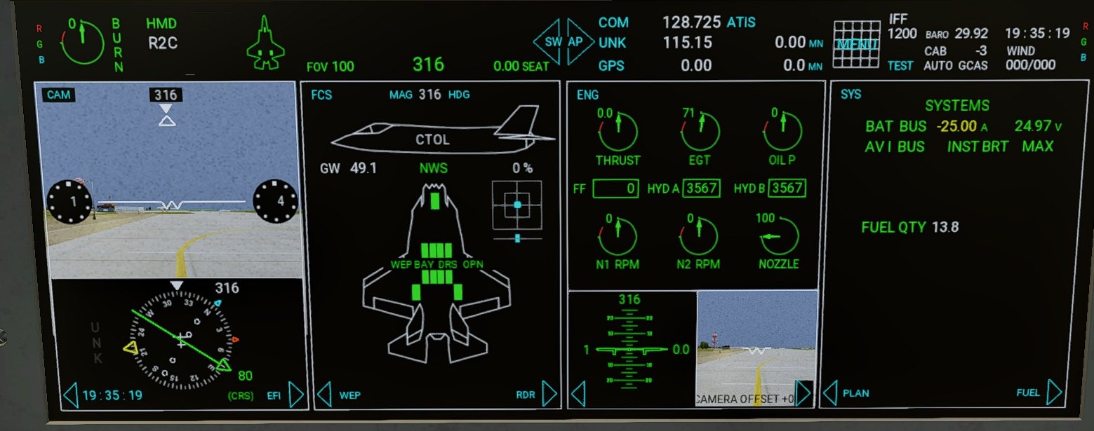 ふみページ Memory Leak when Battery is turned on - F-35B Lightning XP12 - X