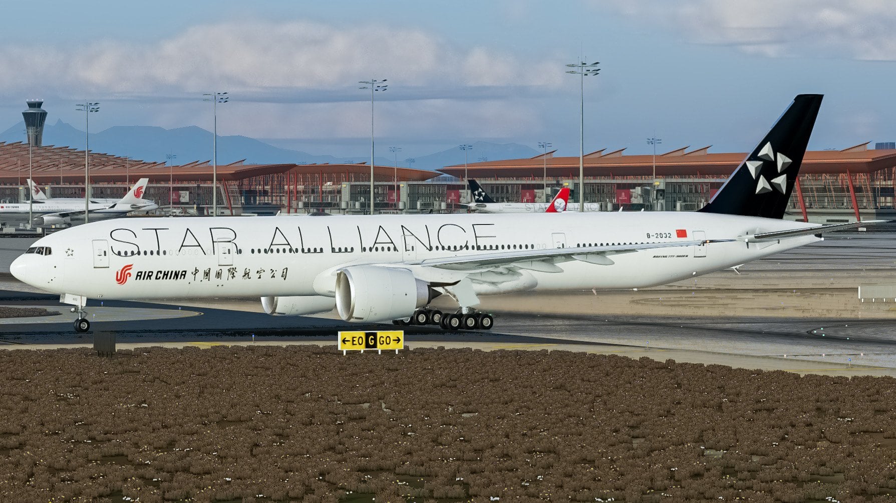 Air China Star Alliance Liveries Pack B77W - FlightFactor 777v2