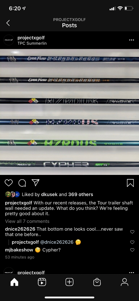 Project X Cypher.. - Tour and Pre-Release Equipment - GolfWRX