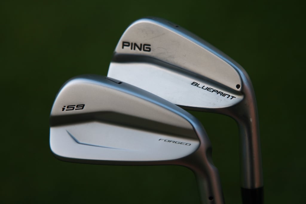 2021 Ping i59 irons & Glide Forged wedges in hand comparison pics