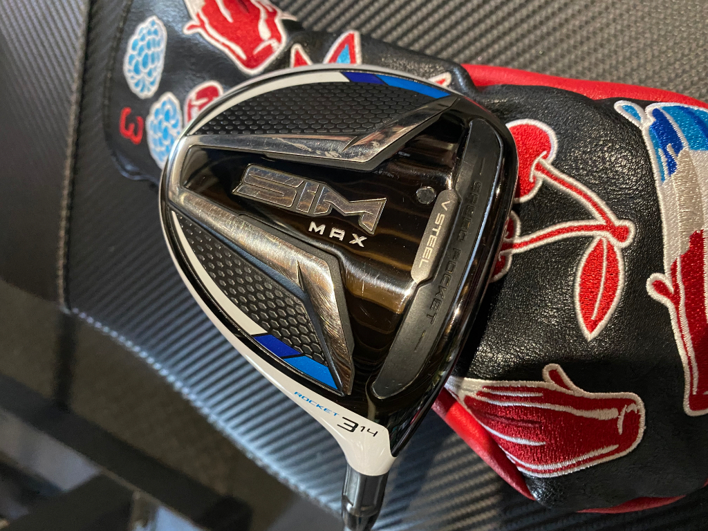 Tour Issue Taylormade Sim Max Rocket 3-wood w/ Aldila Tour Blue X
