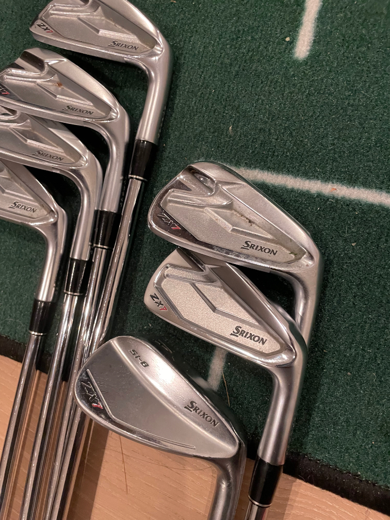 Srixon ZX7 5-GW, ZX 4 utility, SIM2 max 10.5, RDX red driver shaft