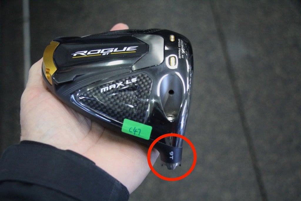 Tête De Driver Callaway Rogue Sub Zero 9° – Tour Issue TC – Droite – NEUF
