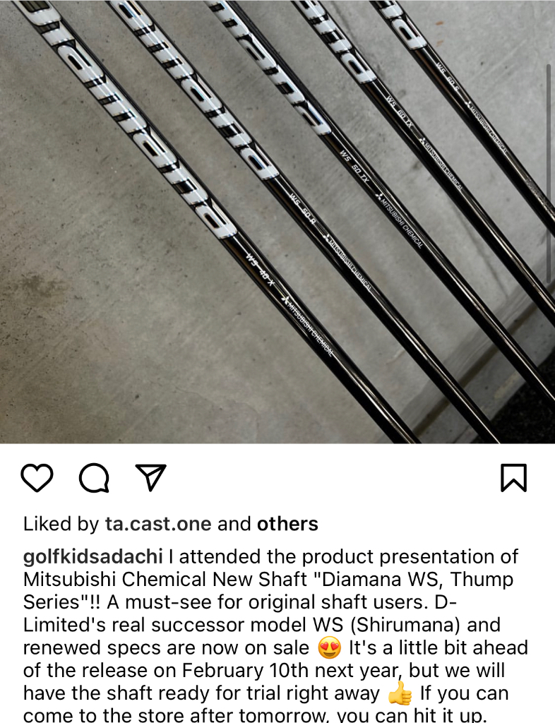 Diamana WS - WRX Club Techs - GolfWRX
