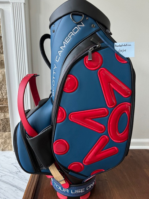 Price Drop** Scotty Cameron Americana Staff Bag, headcovers and