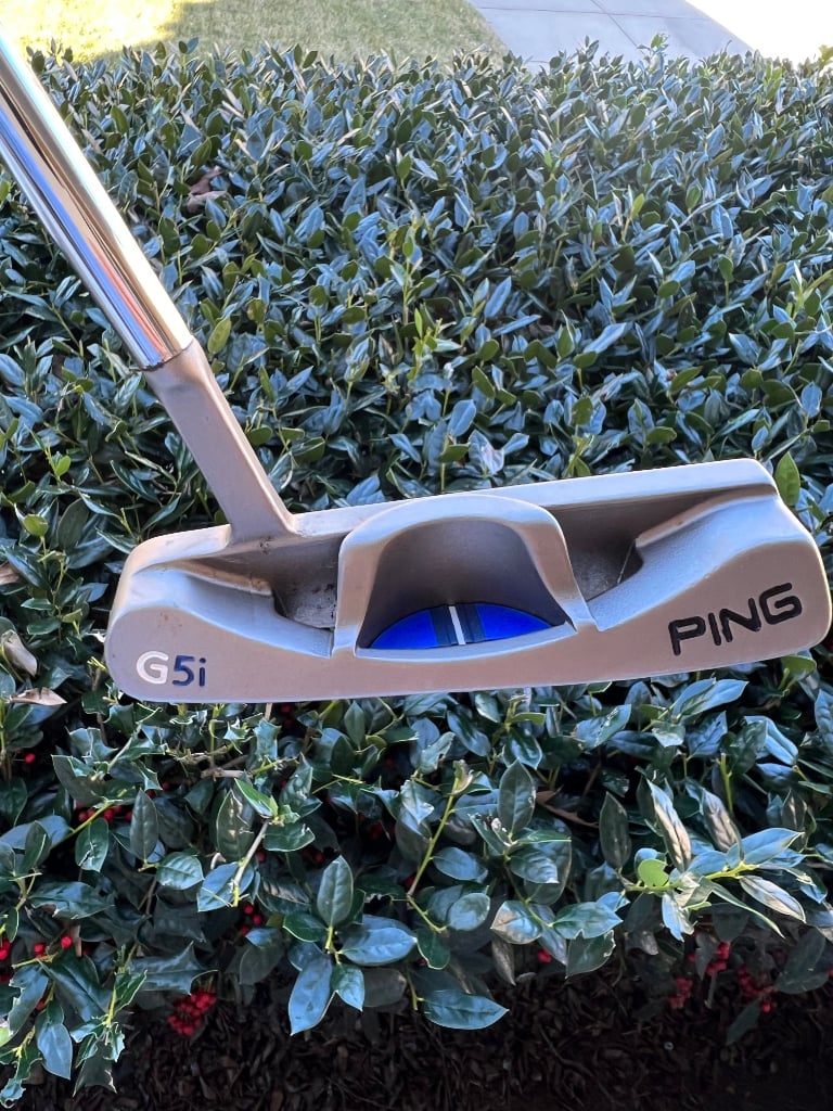 Ping G5i Zing Putter, as if it came out of a Time Machine. - For