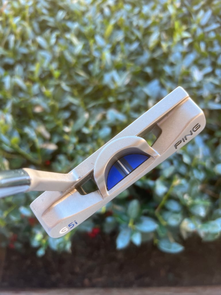 Ping G5i Zing Putter, as if it came out of a Time Machine. - For