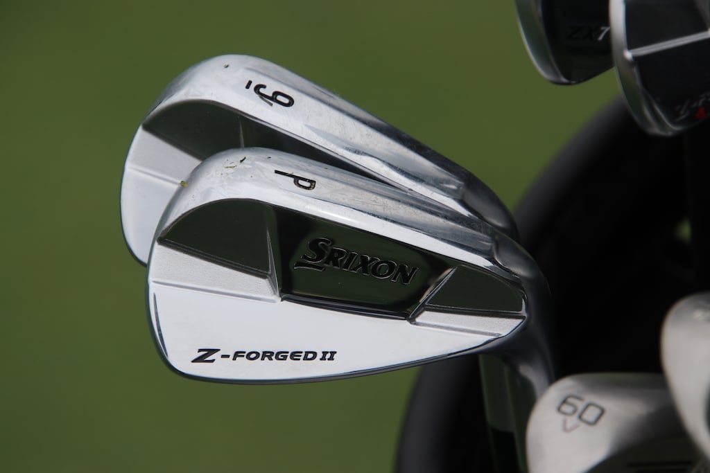 クリサワブラン2024 2本セット Justin Rose testing Srixon Z Forged II irons – 2024 Arnold Palmer