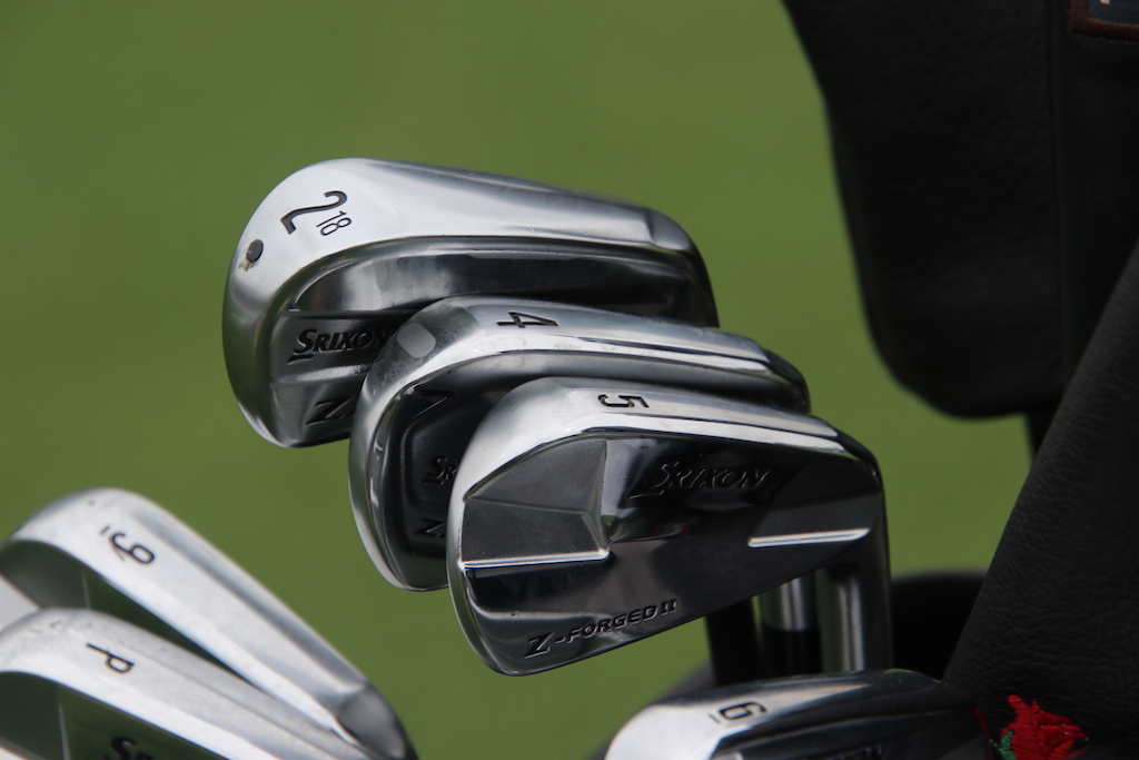 Justin Rose testing Srixon Z Forged II irons – 2024 Arnold Palmer