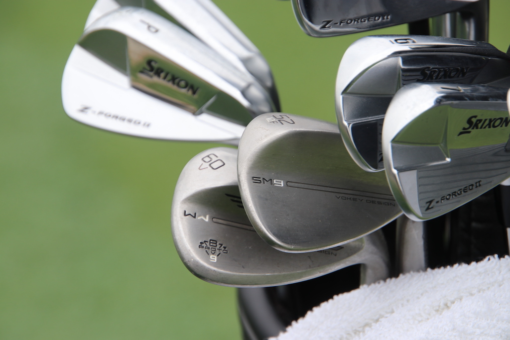 Justin Rose testing Srixon Z Forged II irons – 2024 Arnold Palmer